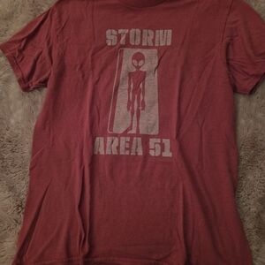 Delta Red Alien Graphic Tee